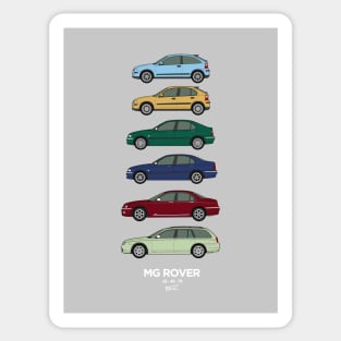 MG Rover 2001 Collection Sticker